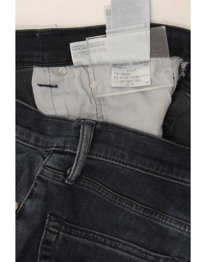 Levi's Herre 511 Slim Jeans W33 L34 Marineblå Bomuld