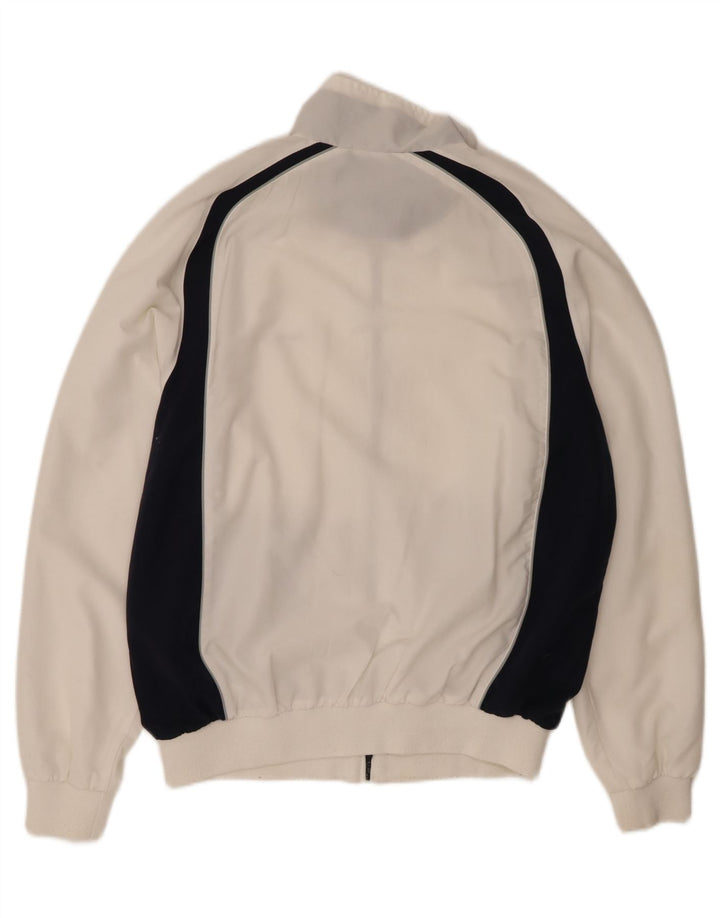 CHAMPION Mens Tracksuit Top Jacket 2XL White Colourblock Polyester Vintage Champion and Second-Hand Champion from Messina Hembry 