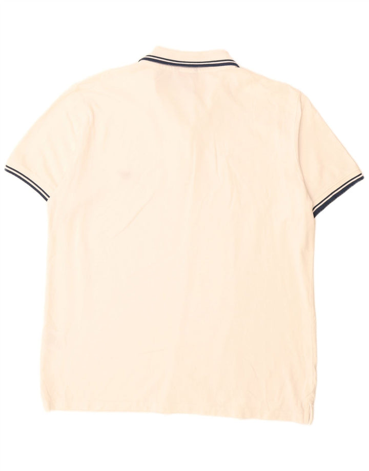 Carrera herre poloshirt 2XL hvid bomuld