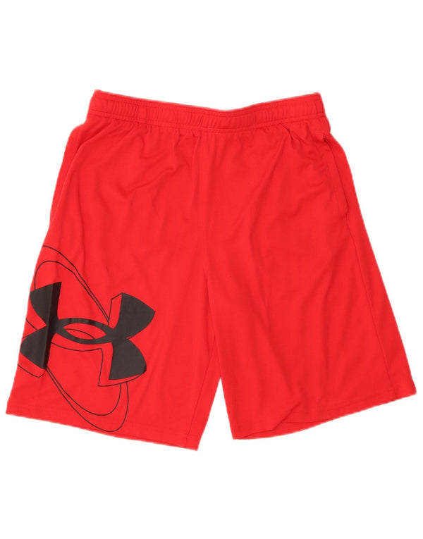 Under Armour Boys Grafiske Loose Fit Sportsshorts 13-14 år XL Rød