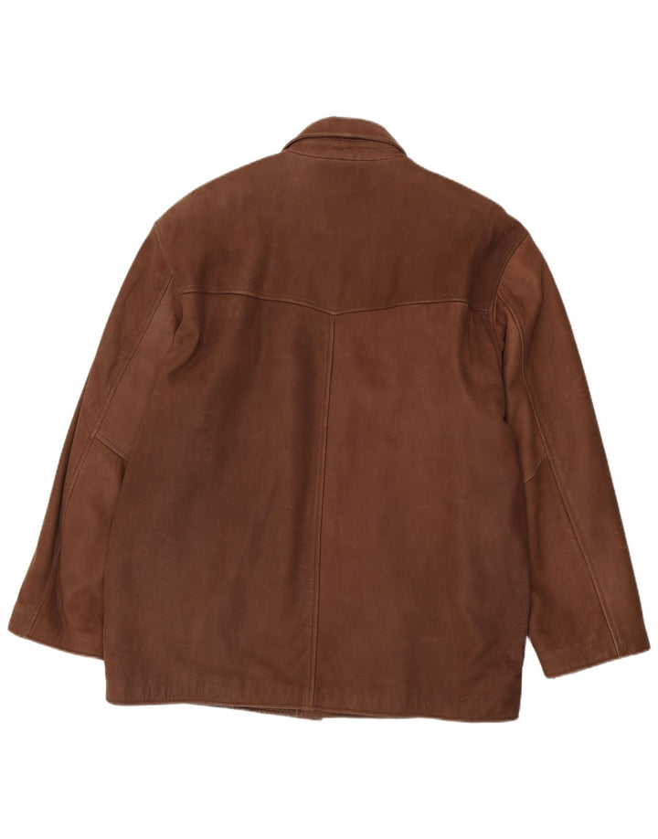 Vinci Herre Læderjakke IT 56/58 XL Brun