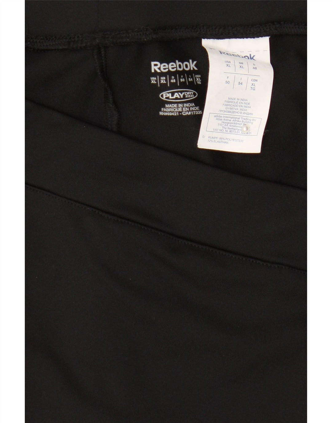 Nike Bermuda sportsshorts til kvinder UK 18 XL sort polyester
