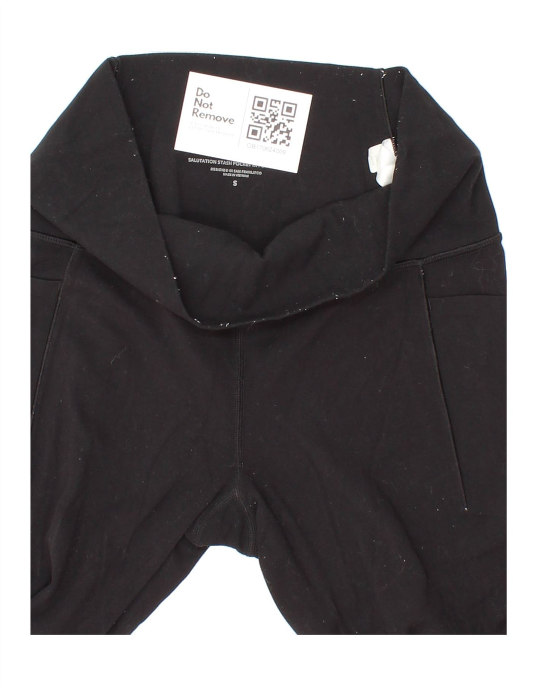 ATHLETA Womens Capri Leggings UK 10 Small Black Nylon Vintage Athleta and Second-Hand Athleta from Messina Hembry 
