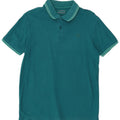 Lotto herre polo shirt lille turkis stribet