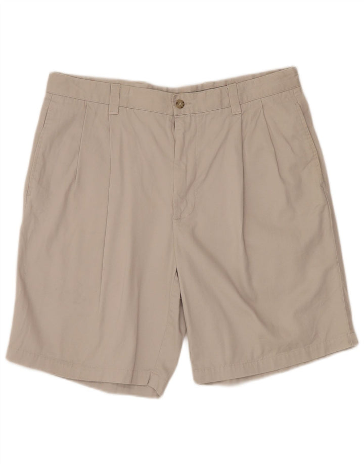 DOCKERS Herre Pegged Chino Shorts W36 Large Beige Bomuld