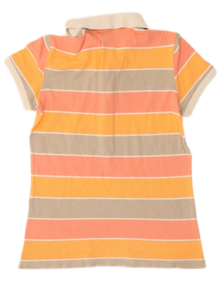 Lacoste Dame Polo Shirt Størrelse 36 Lille Flerfarvet Stribet Bomuld