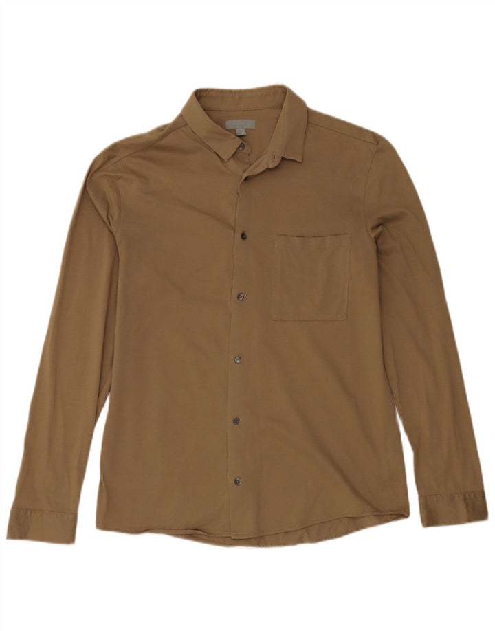 Cos Herreskjorte Medium Khaki Bomuld