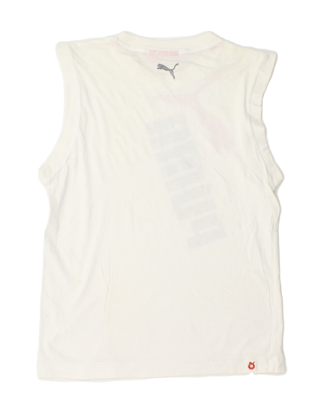 PUMA Mens Graphic T-Shirt Top Small White Vintage Puma and Second-Hand Puma from Messina Hembry 