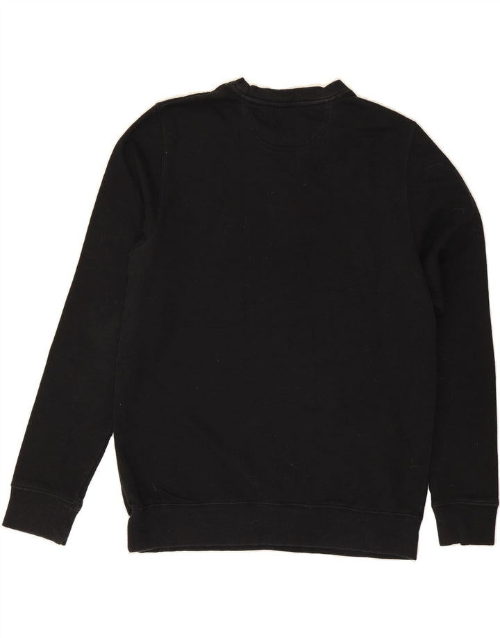 CONVERSE Mens Sweatshirt Jumper Small Black Cotton Vintage Converse and Second-Hand Converse from Messina Hembry 