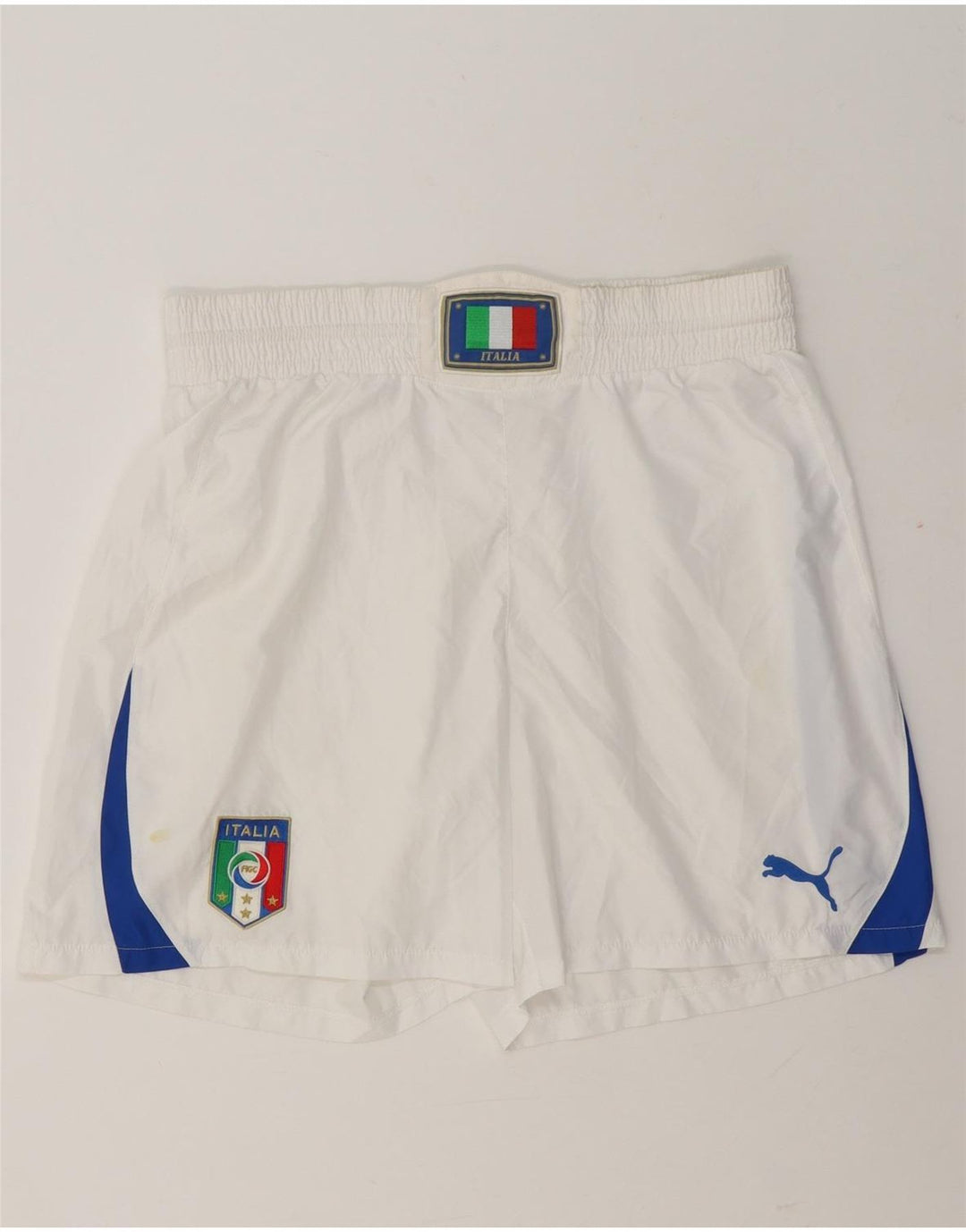 Puma Herre Italia Sports Shorts Large White Colourblock
