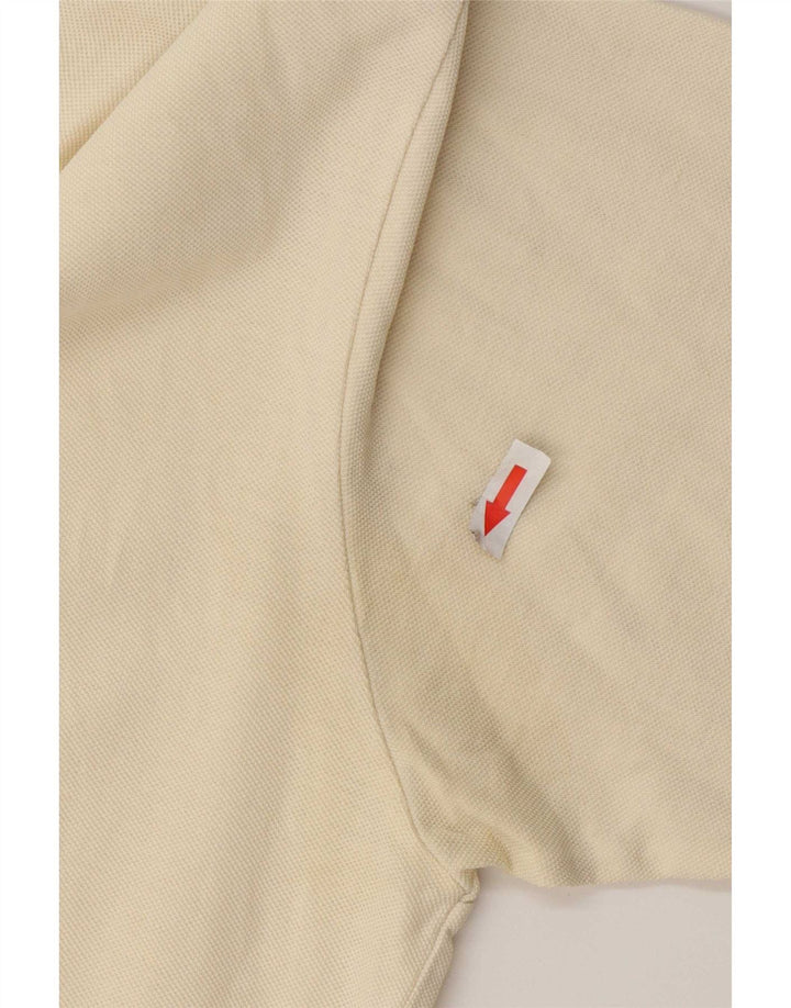 Ellesse Herre Polo Shirt IT 52 Large Off White Bomuld
