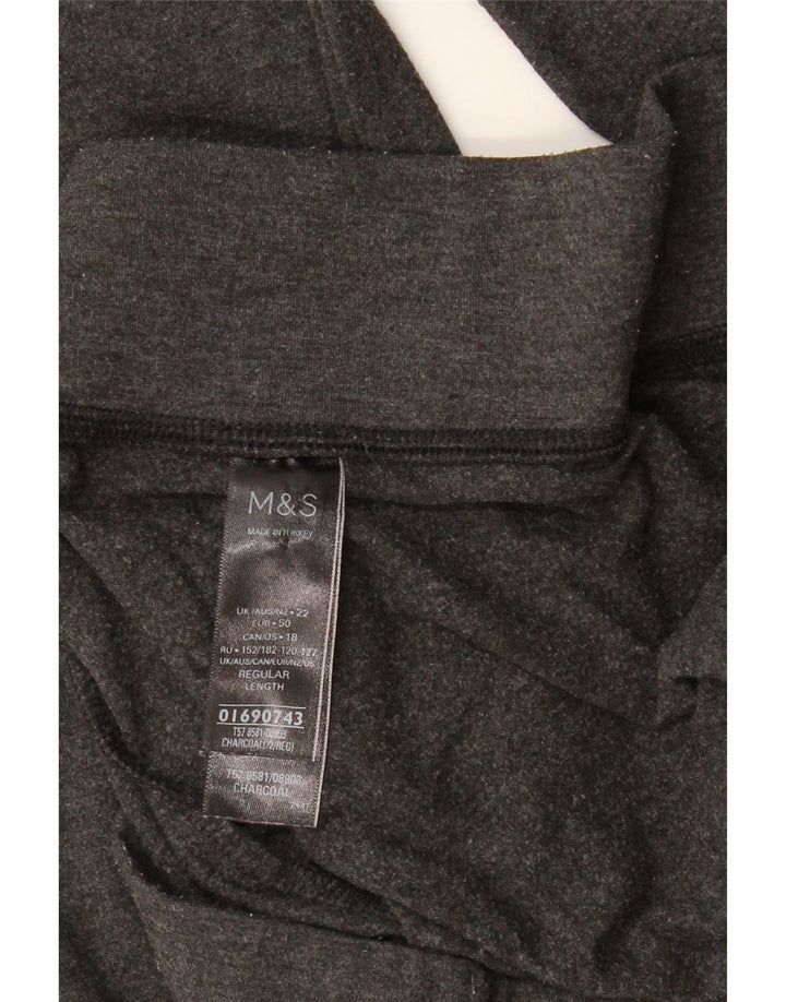 MARKS & SPENCER Dame Leggings UK 22 3XL Grå Polyester
