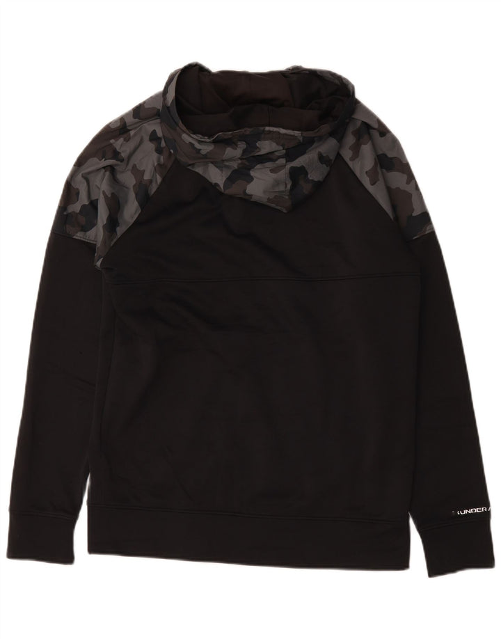 Under Armour Herre lynlås hættetrøje lille sort camouflage polyester