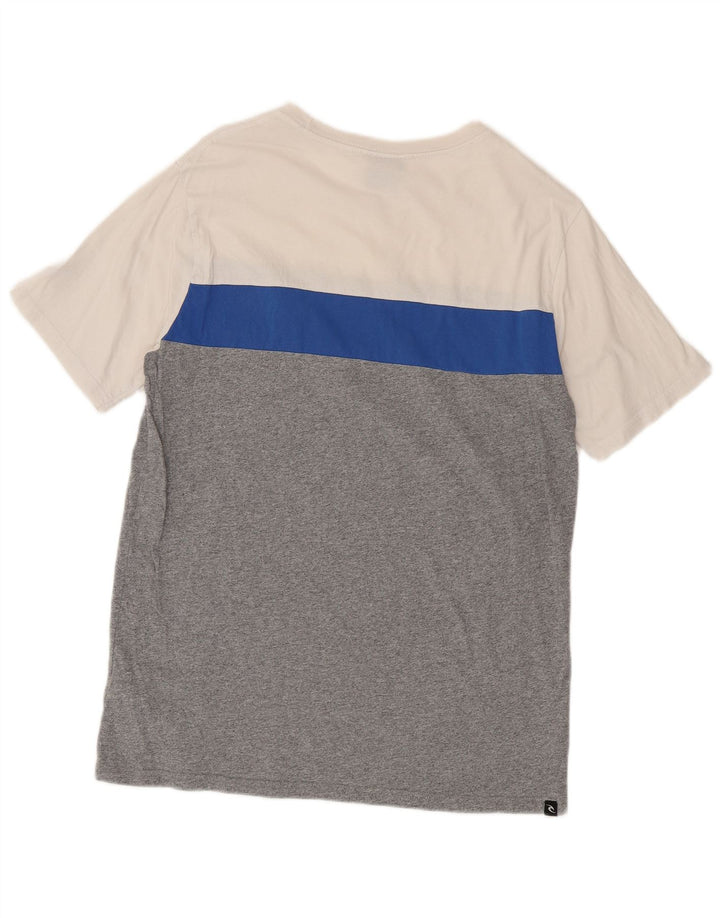 Rip Curl Herre Standard Fit T-Shirt Top Stor flerfarvet Colourblock