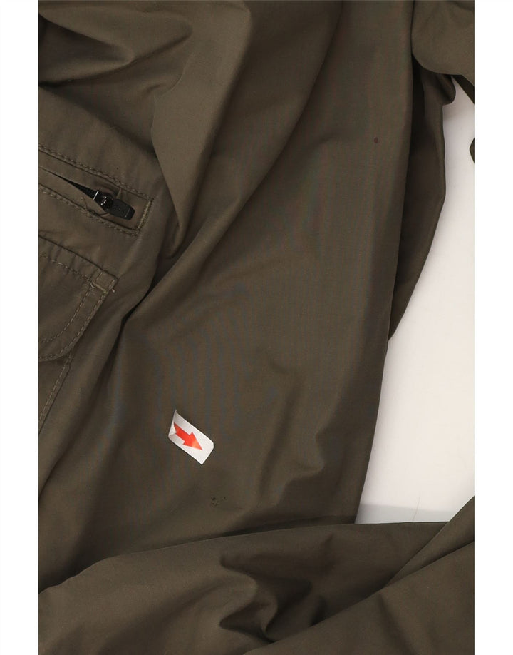 Marks & Spencer Herre Blue Harbor Straight Cargo Bukser W42 L31 Khaki