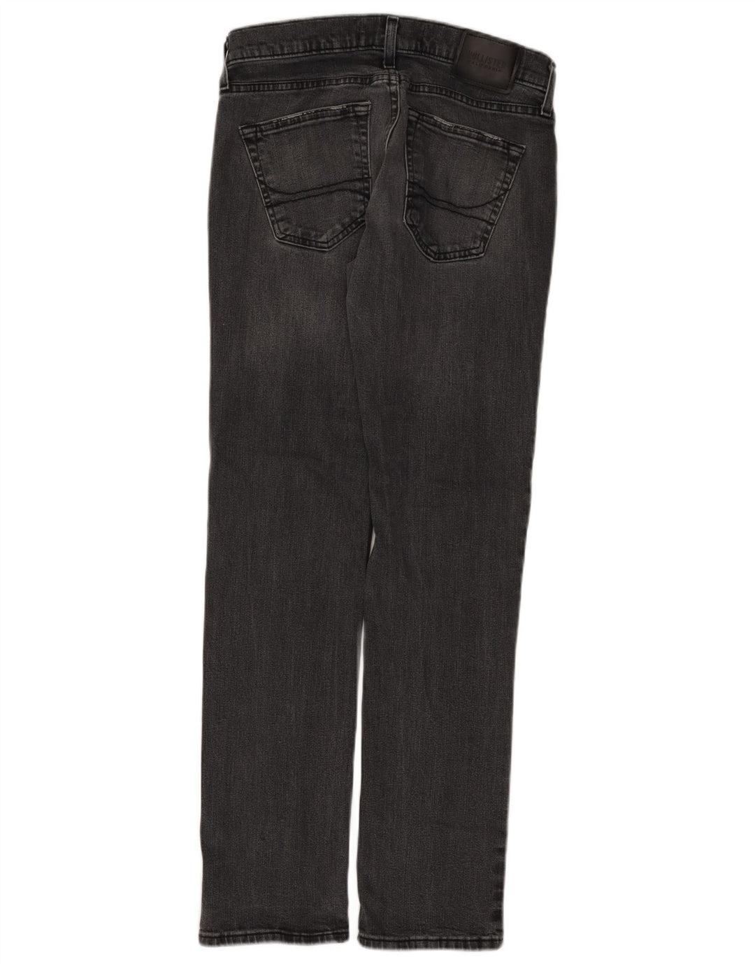 Hollister Herre Slim Straight Jeans W29 L32 Grå Bomuld