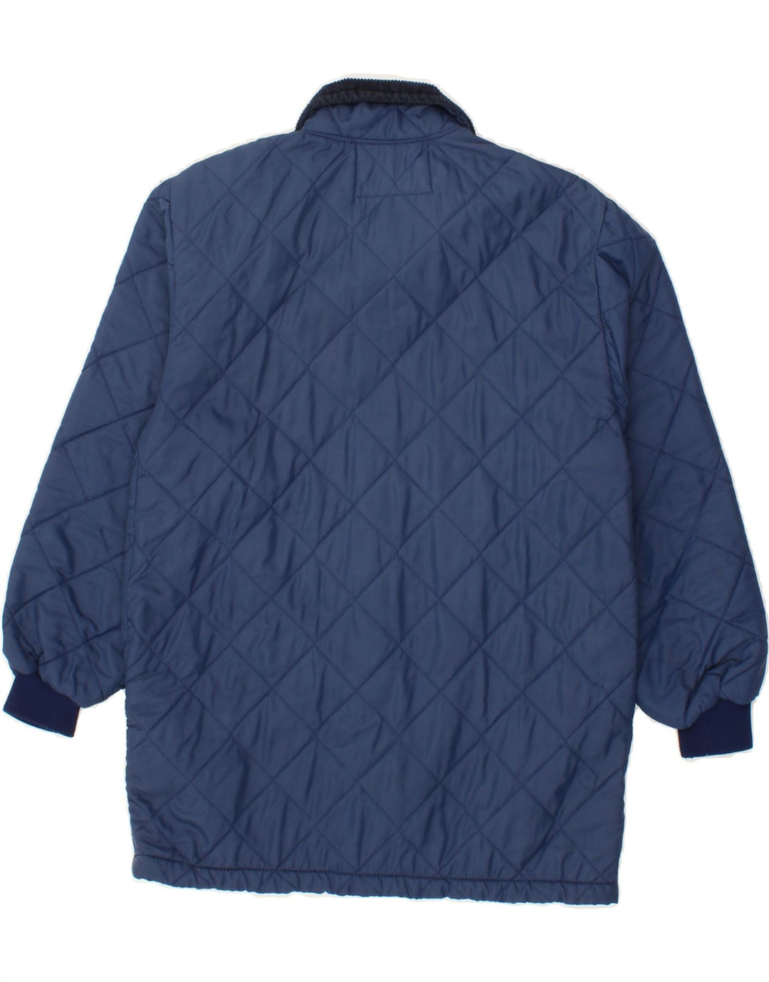 HUSKY Boys Quilted Jacket 11-12 Years Navy Blue Nylon Vintage Husky and Second-Hand Husky from Messina Hembry 