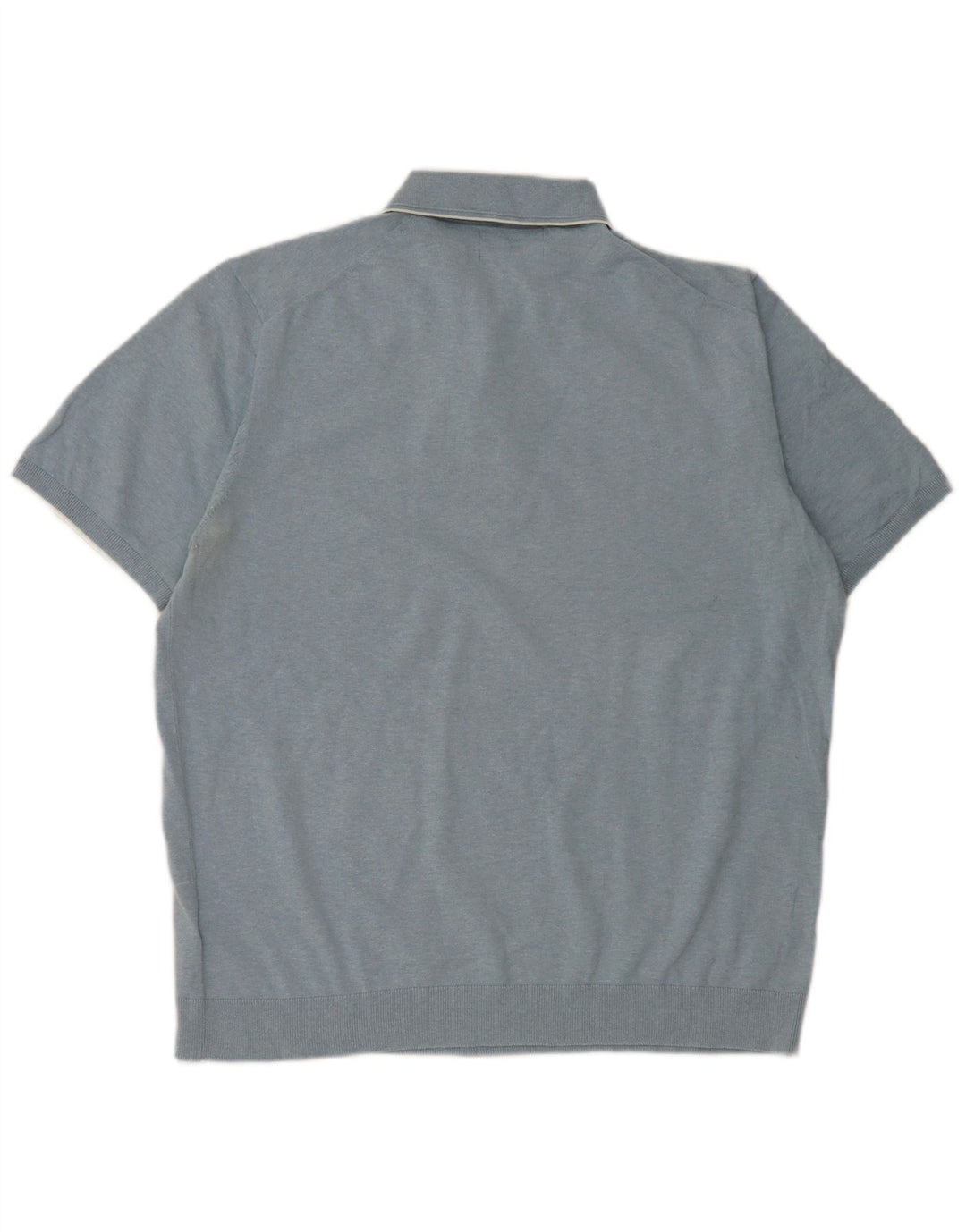 Marks & Spencer herre poloshirt XL blå bomuld