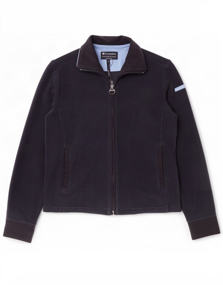 Champion Dame Fleecejakke UK 14 Medium Navy Blue Polyester