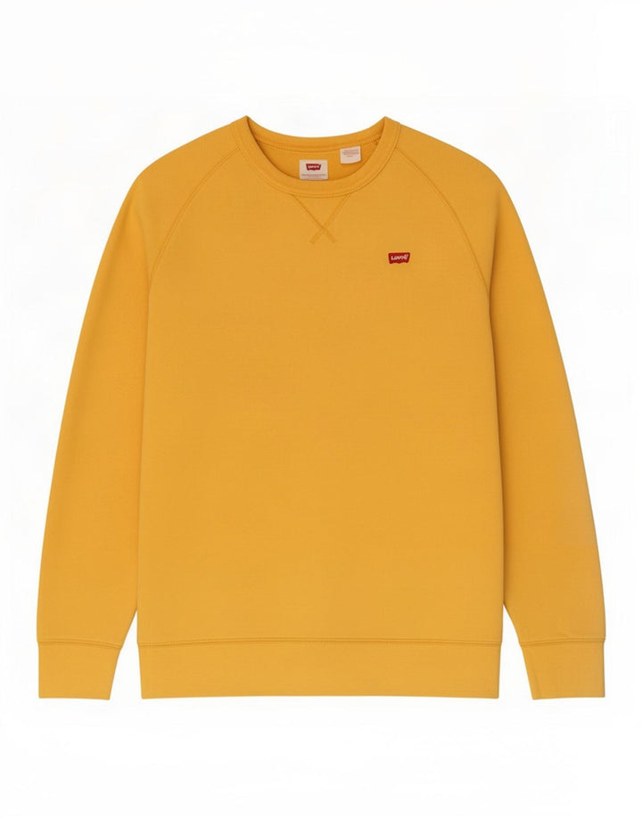 Levi's Sweatshirt-trøje til mænd, lille gul bomuld