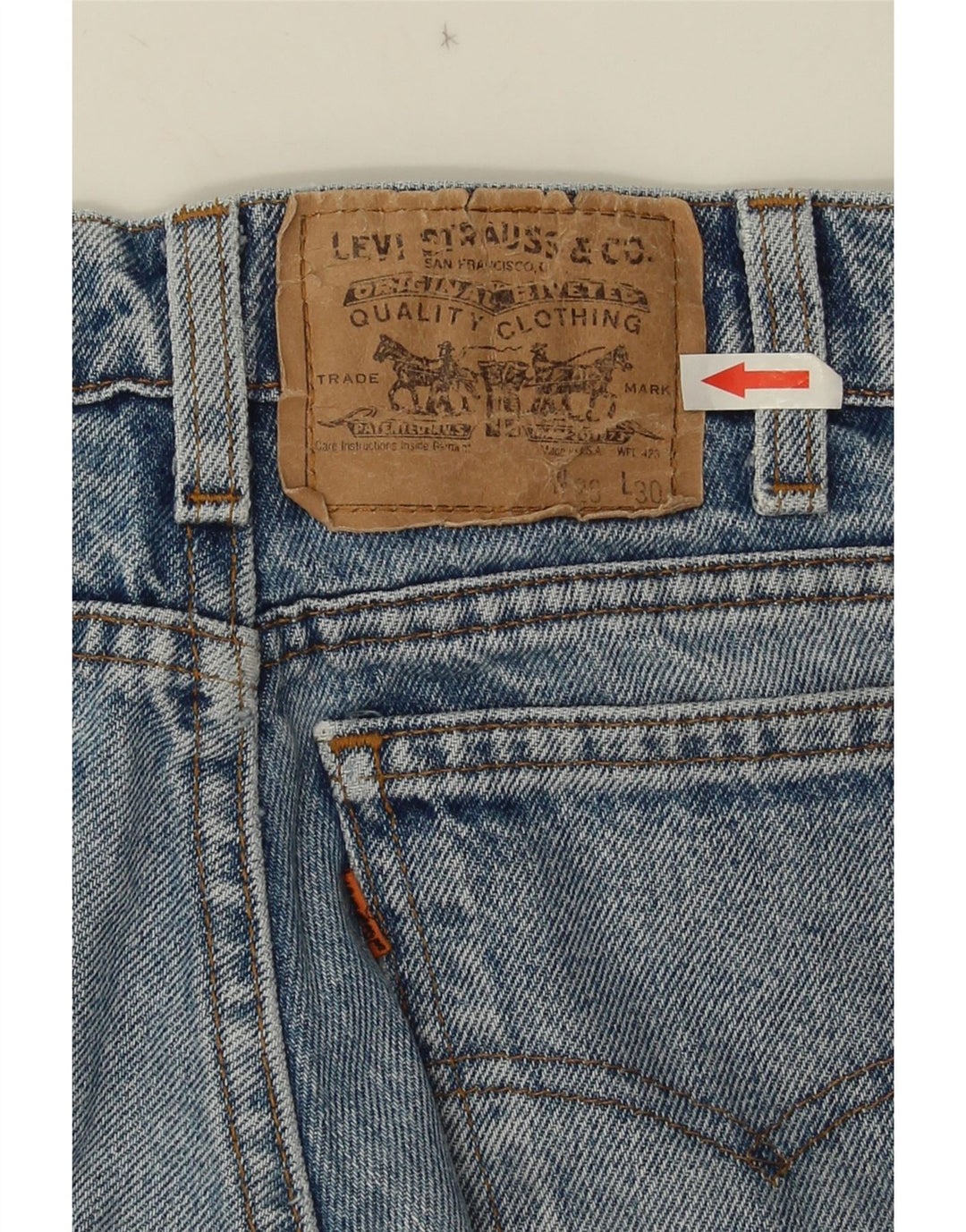 LEVI'S koniske jeans til kvinder W28 L30 blå bomuld
