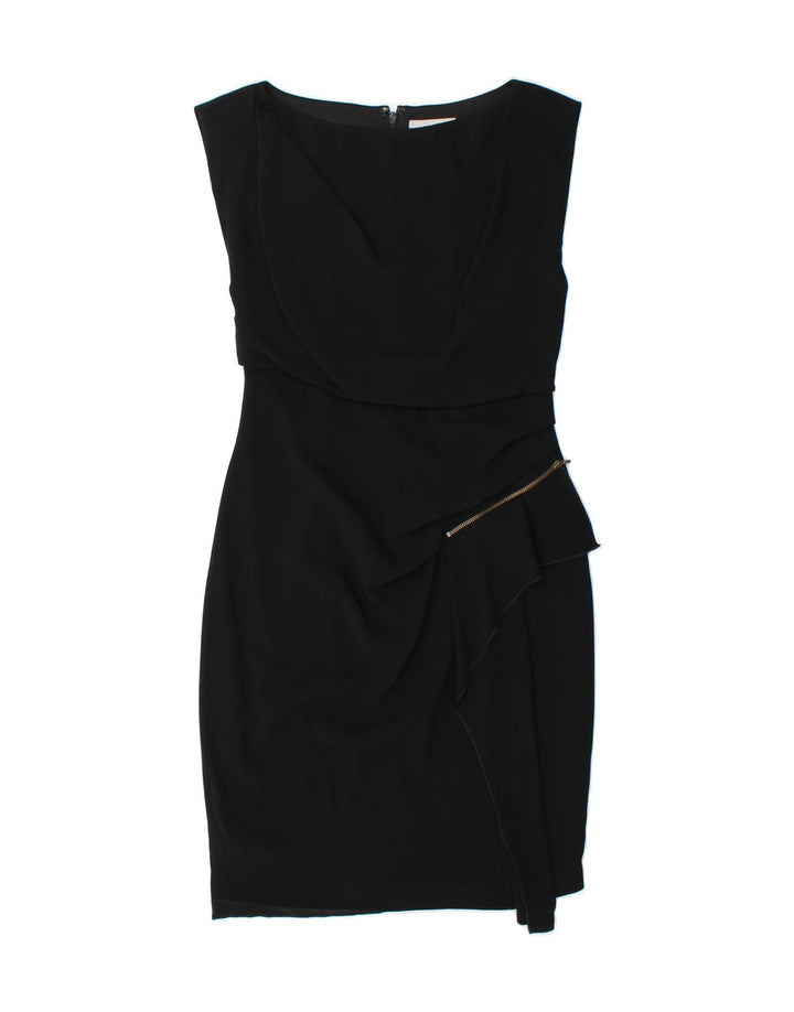COAST Womens Sleeveless Bodycon Dress UK 12 Medium Black Triacetate Vintage Coast and Second-Hand Coast from Messina Hembry 