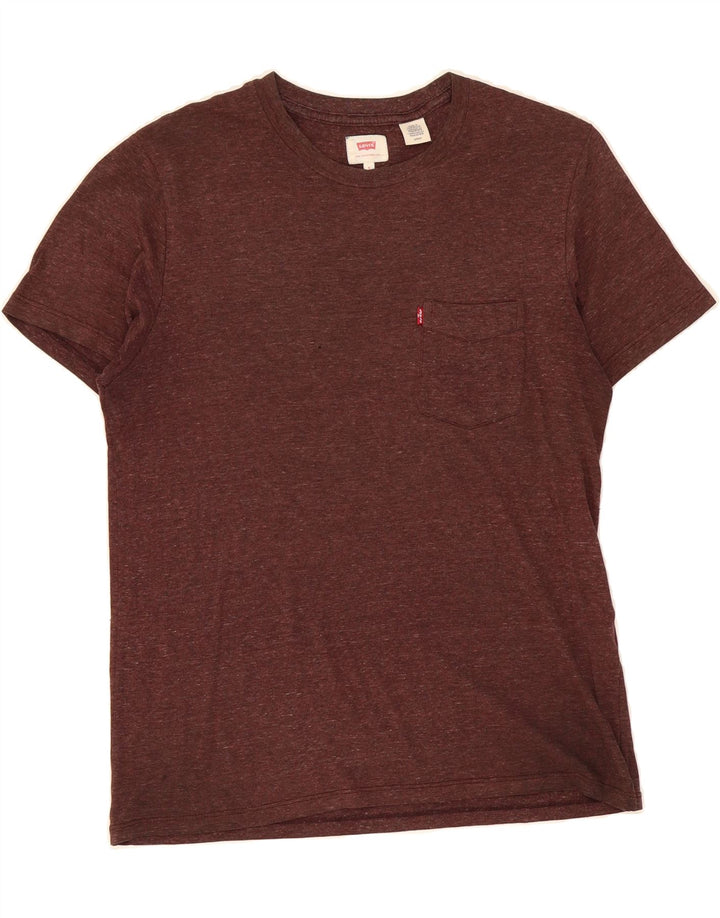 LEVI'S Mens T-Shirt Top Small Brown Flecked Vintage Levi's and Second-Hand Levi's from Messina Hembry 
