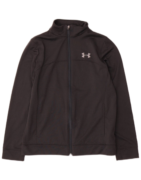 Under Armour Boys Træningsdragt Topjakke 11-12 År Stor Sort Polyester