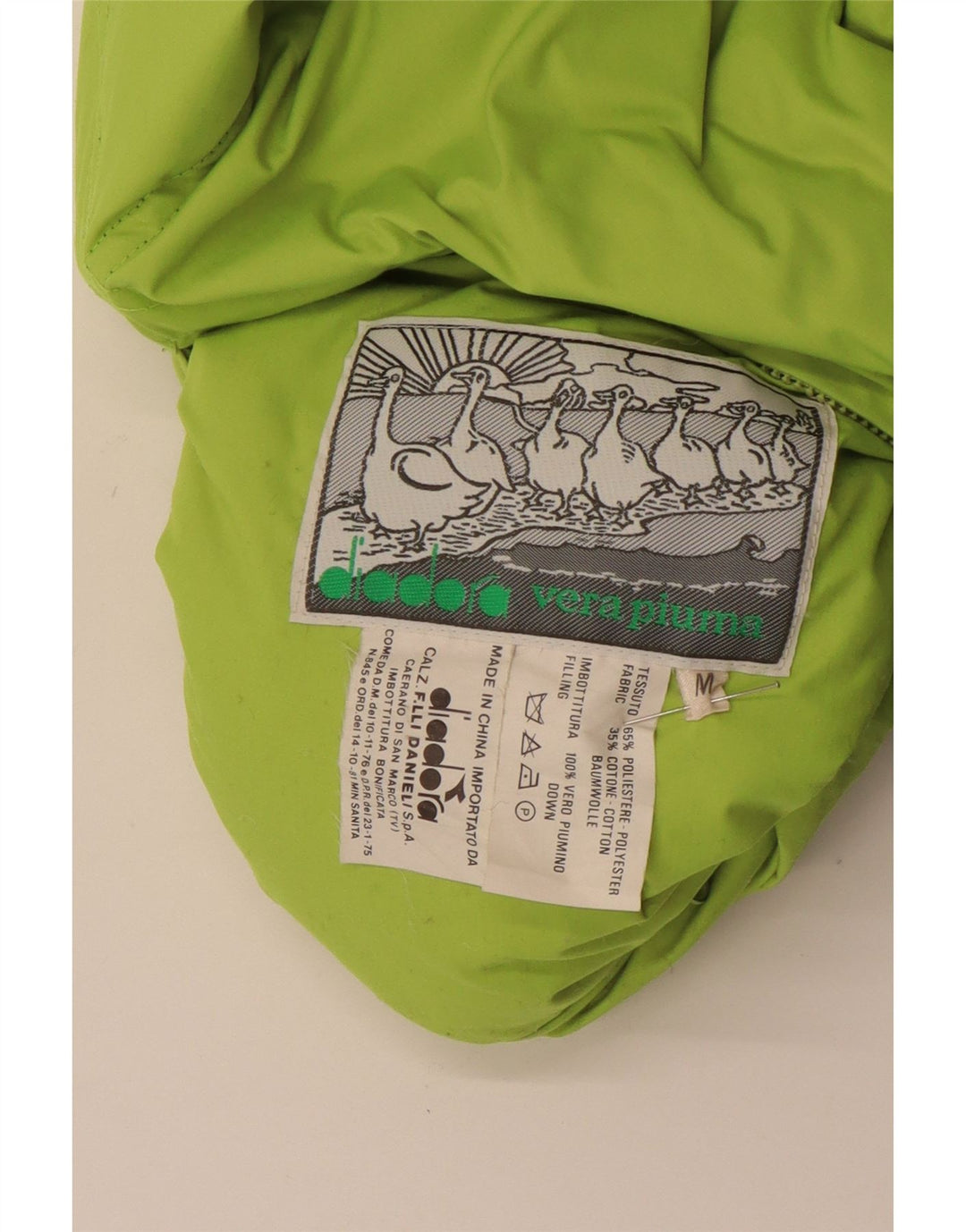 DIADORA Herre Loose Fit Vendbar polstret Gilet UK 38 Medium Green