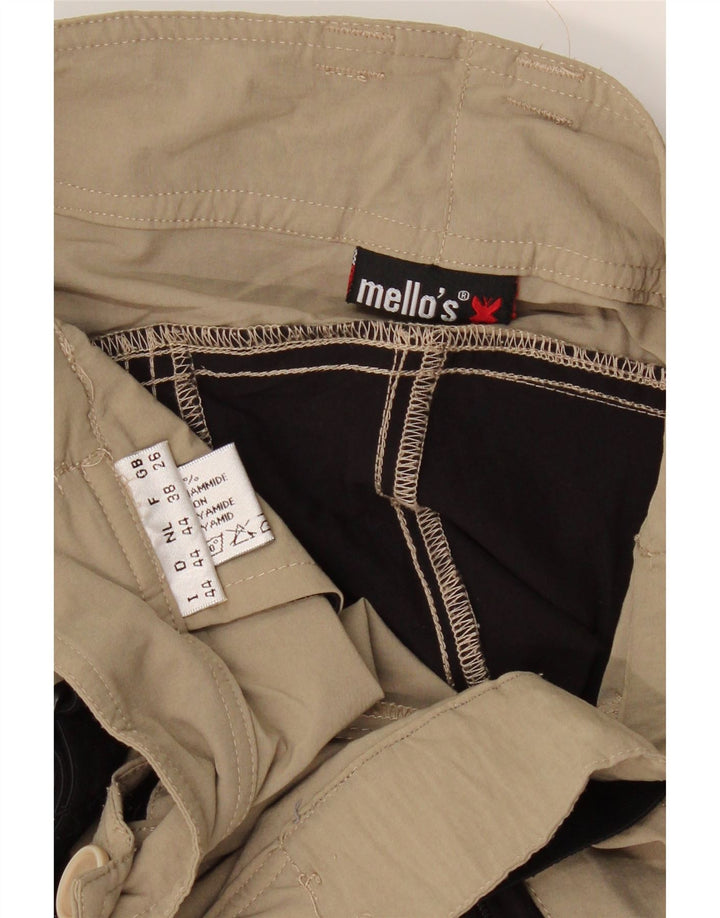 MELLO'S Mens Cargo Shorts W26 XS Grey Colourblock Polyamide Vintage Mello's and Second-Hand Mello's from Messina Hembry 
