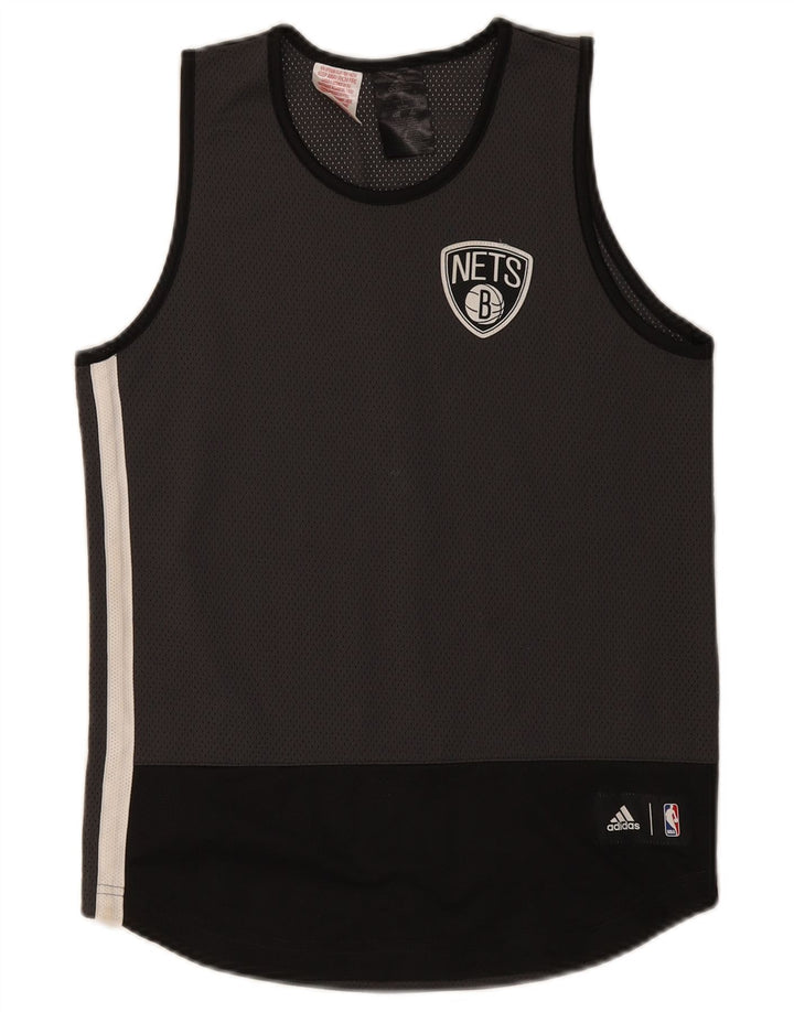 Adidas Drenge Grafisk Vest Top 13-14 År Stor Grå