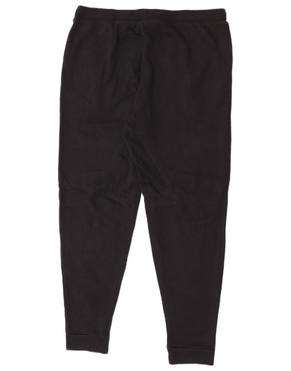 Fila Dame grafisk træningsdragt Bukser Joggers UK 14 Large Black Bomuld