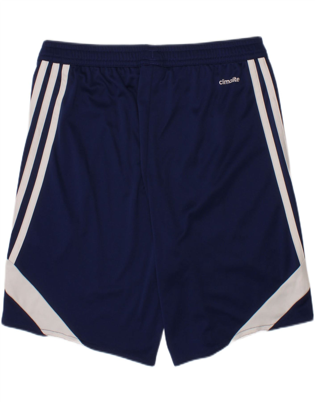 ADIDAS Boys Climalite Sport Shorts 11-12 Years Large  Navy Blue Polyester Vintage Adidas and Second-Hand Adidas from Messina Hembry 