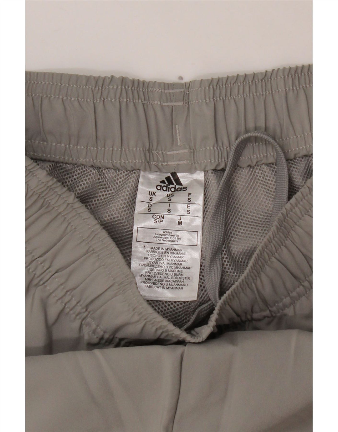 Adidas Sportsshorts til mænd, små grå polyester