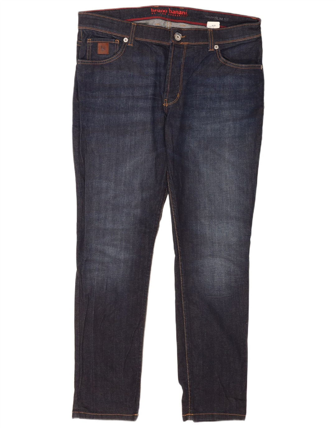 Bruno Banani Herre Slim Jeans W36 L32 Marineblå Bomuld