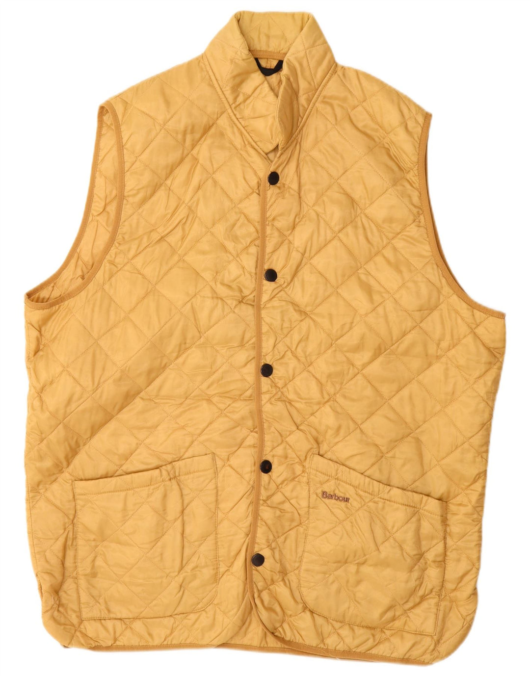 Barbour Herre Quiltet Gilet UK 44 2XL Beige Polyamid