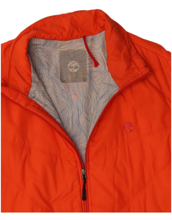 TIMBERLAND Polstret herrejakke UK 42 XL Orange Nylon