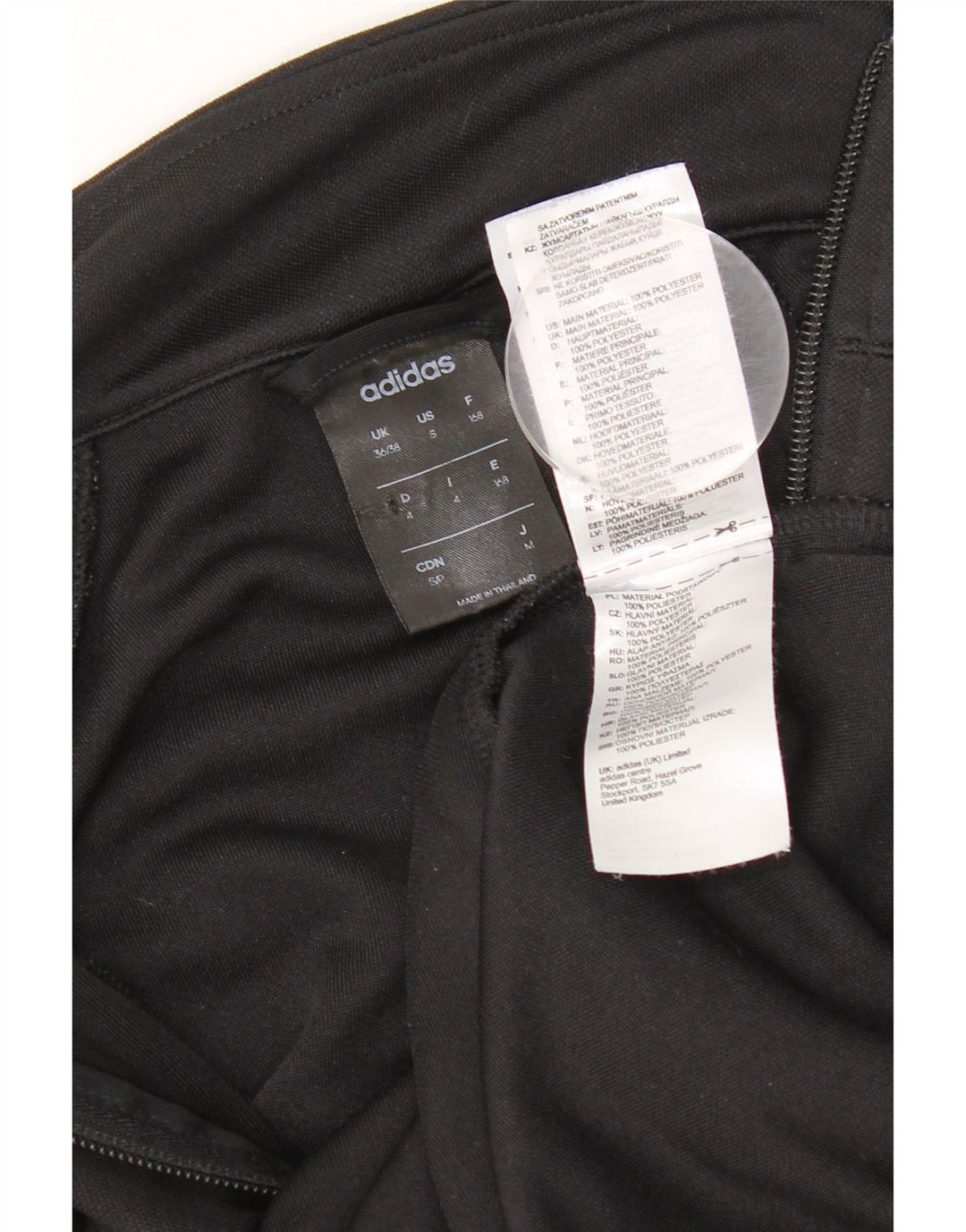 Adidas Climalite træningsdragt topjakke til kvinder EU 36/38 Lille sort polyester