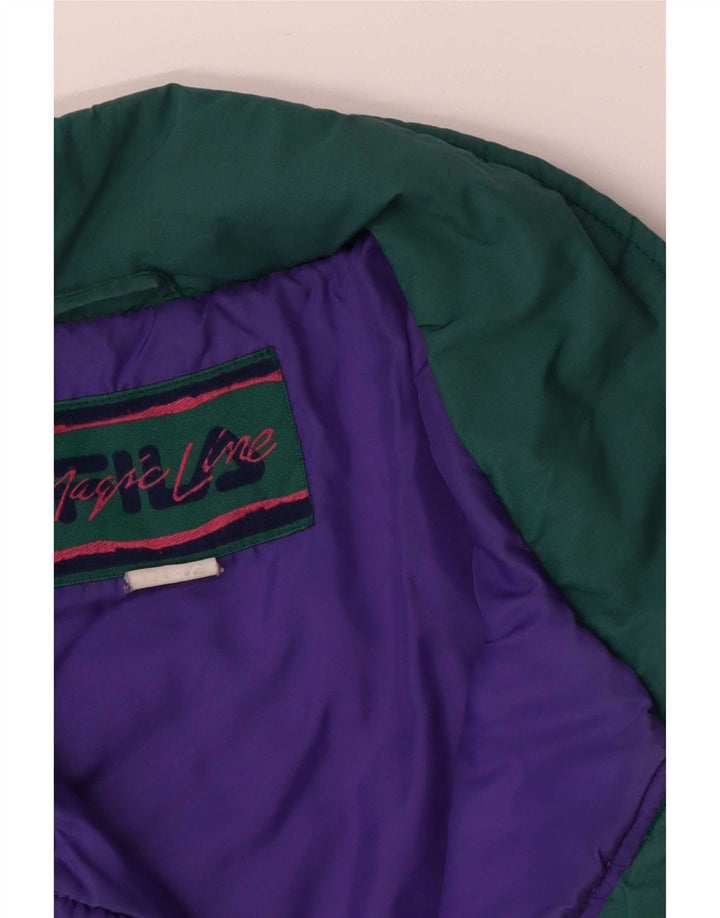 Fila Herre quiltet jakke UK 42 XL Grøn