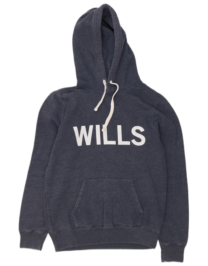 Jack Wills Grafisk hættetrøje til mænd mellem marineblå bomuld