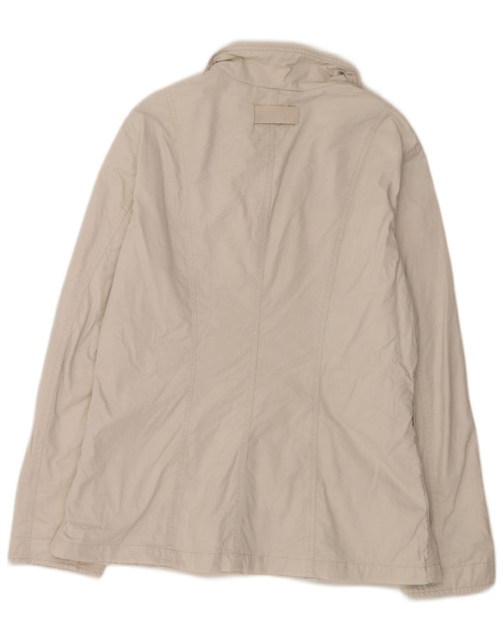 Columbia Womens Bomber Jacket UK 18 XL Hvid Bomuld