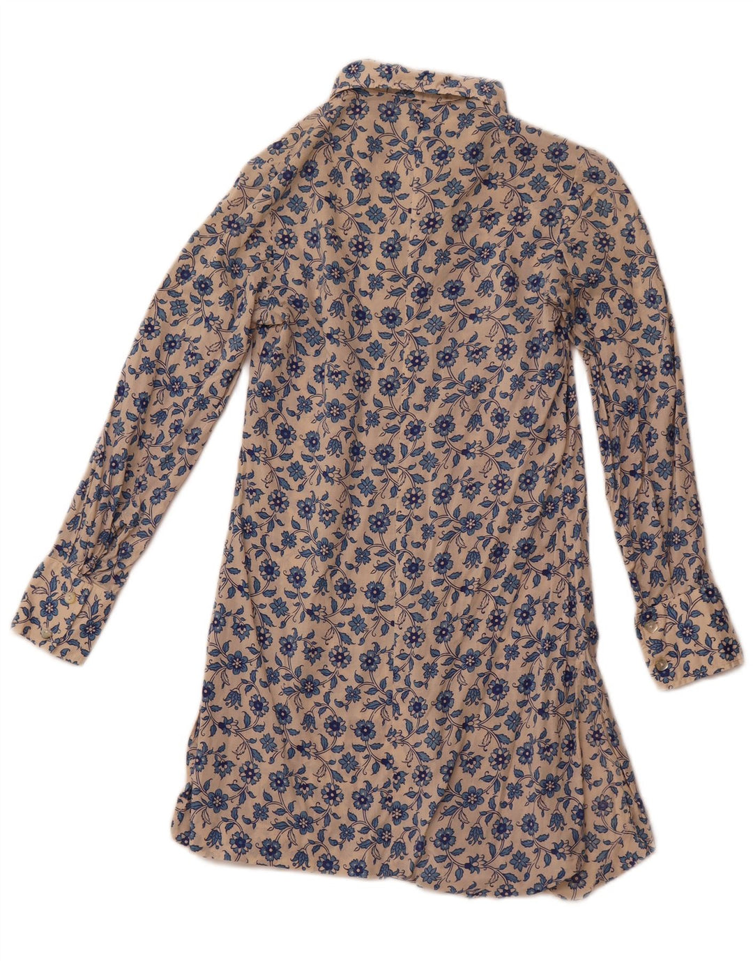LEONE skjortekjole til kvinder IT 42 Medium Off White Floral