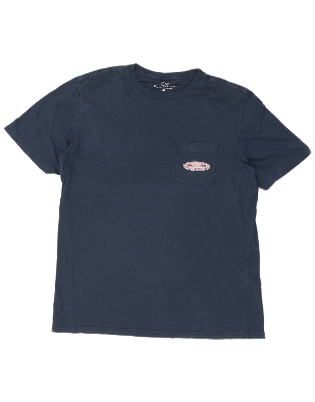 Vineyard Vines Herre grafisk T-shirt Top Medium Navyblå Bomuld