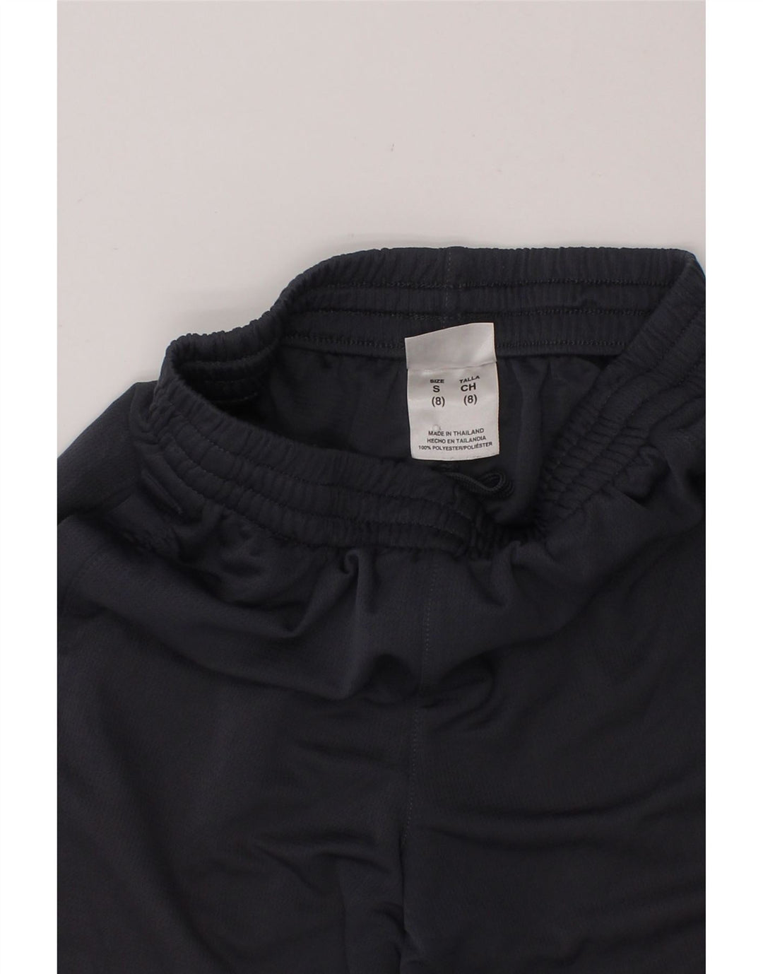 ADIDAS Boys Graphic Sport Shorts 7-8 Years  Grey Polyester Vintage Adidas and Second-Hand Adidas from Messina Hembry 