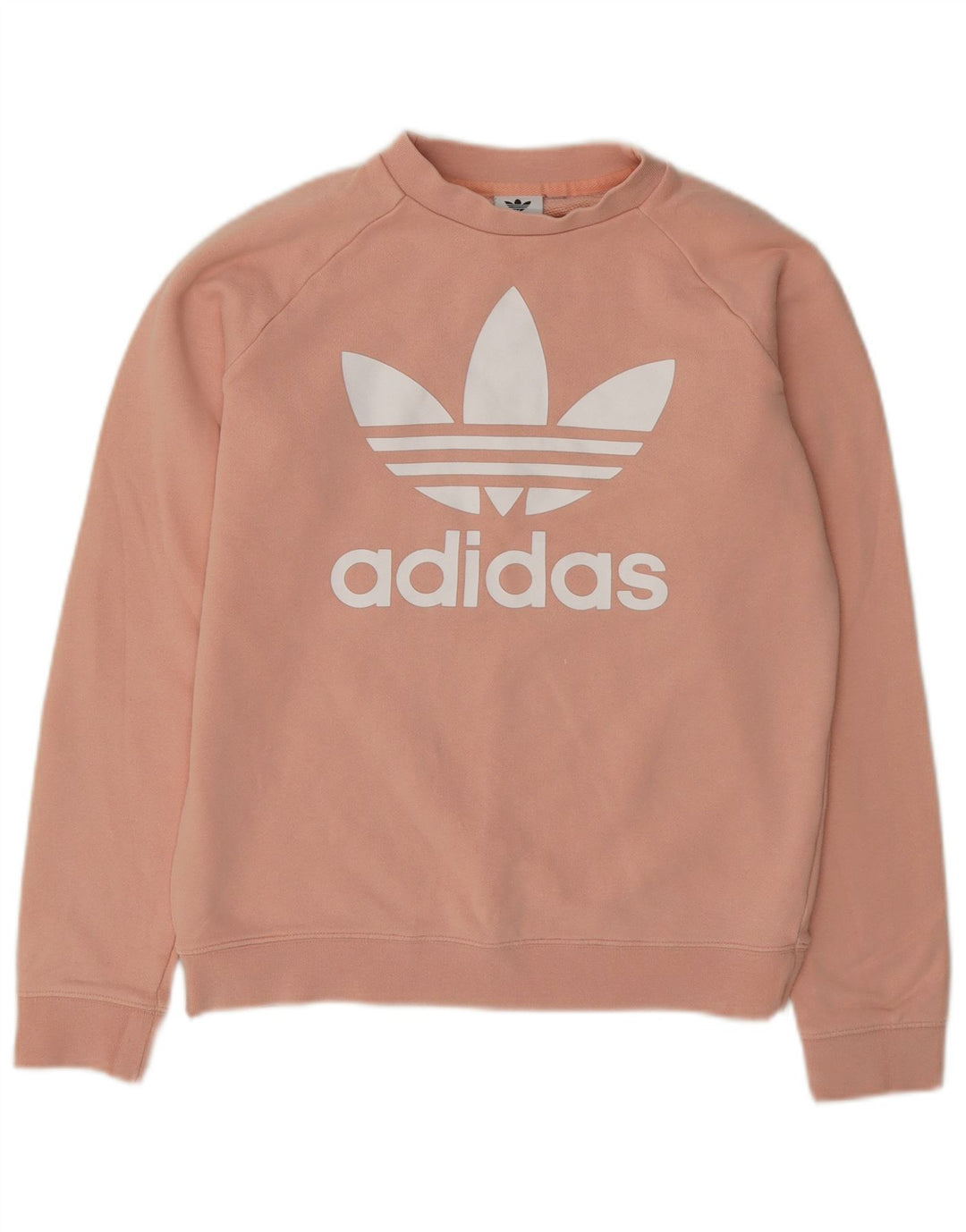 Adidas Graphic Sweatshirt Jumper UK 14 Medium Pink