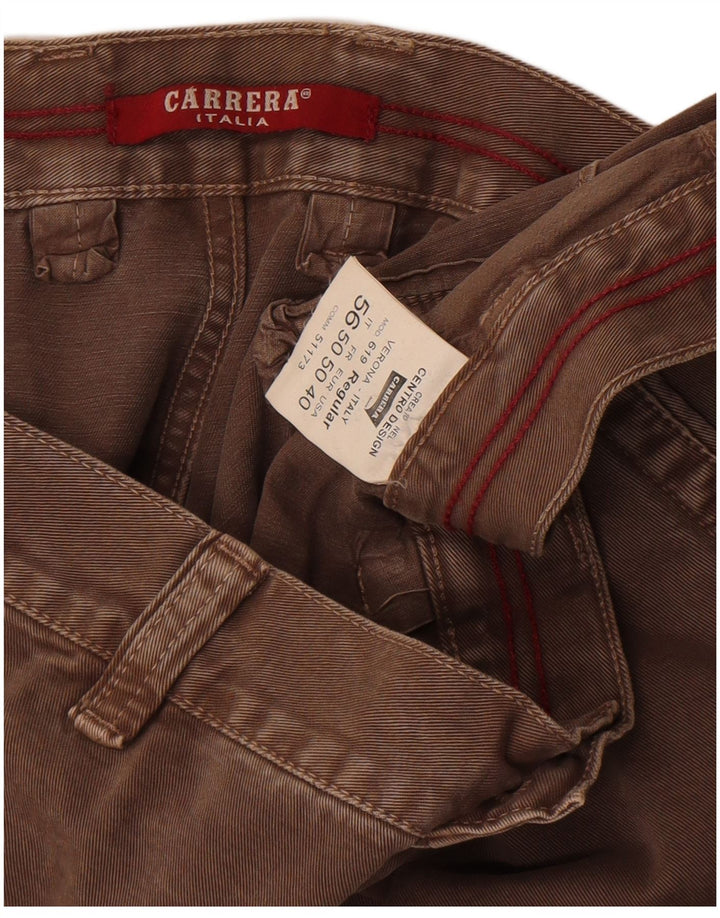 Carrera Herre Regular Fit Cargo Bukser W40 L30 Brun Bomuld