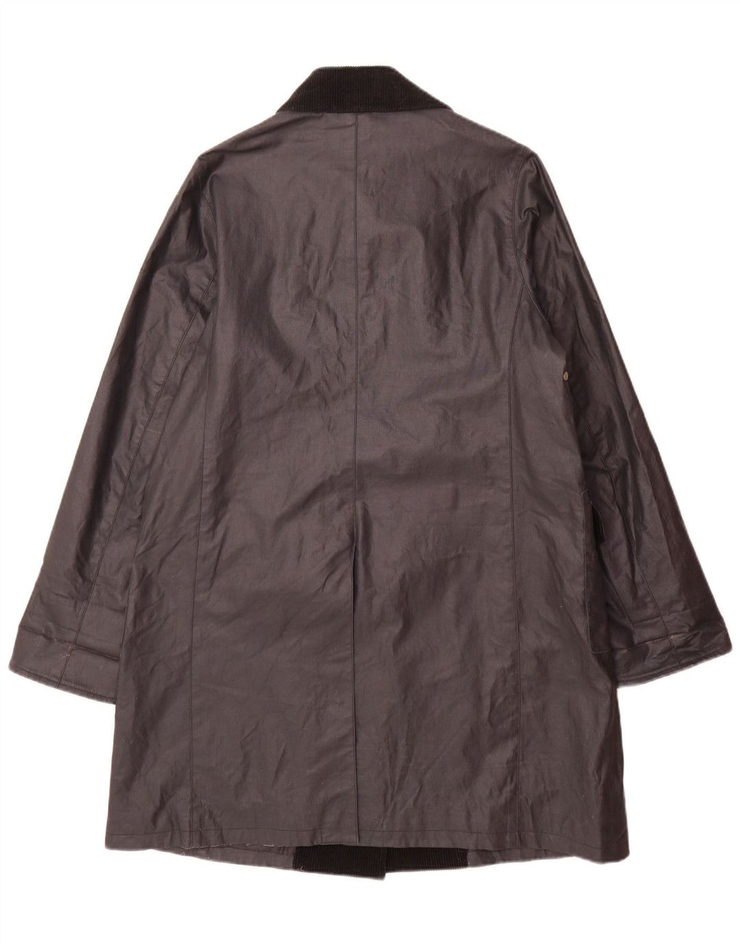 Mackintosh Dame Regnfrakke UK 14 Medium Sort Bomuld