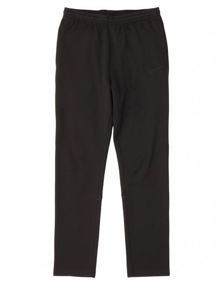 NIKE Boys Dri Fit Tracksuit Trousers 13-14 Years XL  Black Polyester