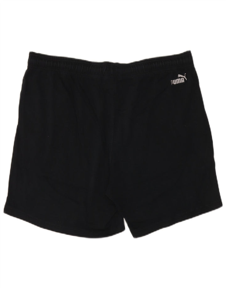 Puma Herre grafiske sportsshorts XL sort polyester