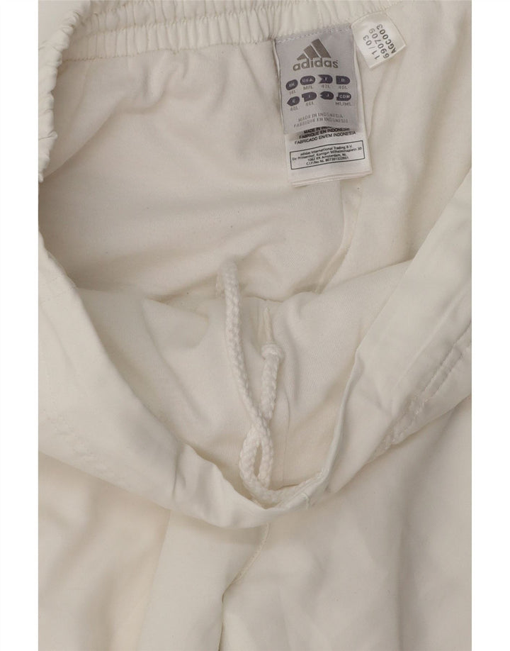 Adidas Dame træningsdragt Bukser UK 14 Large White Polyester